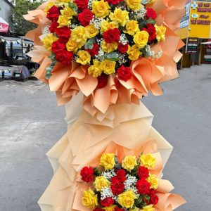 Kệ hoa khai trương đẹp