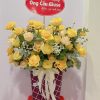 Giỏ hoa hồng, giỏ hoa hồng đẹp, giỏ hoa đẹp, mẫu giỏ hoa đẹp