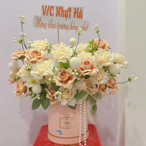 Giỏ hoa hồng, giỏ hoa hồng đẹp, giỏ hoa đẹp, mẫu giỏ hoa đẹp
