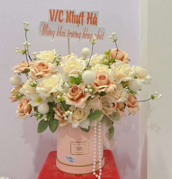 Giỏ hoa hồng, giỏ hoa hồng đẹp, giỏ hoa đẹp, mẫu giỏ hoa đẹp