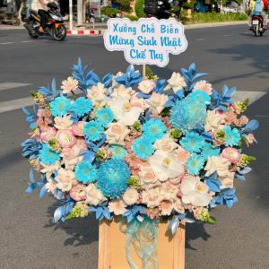 Giỏ hoa hồng, giỏ hoa hồng đẹp, giỏ hoa đẹp, mẫu giỏ hoa đẹp
