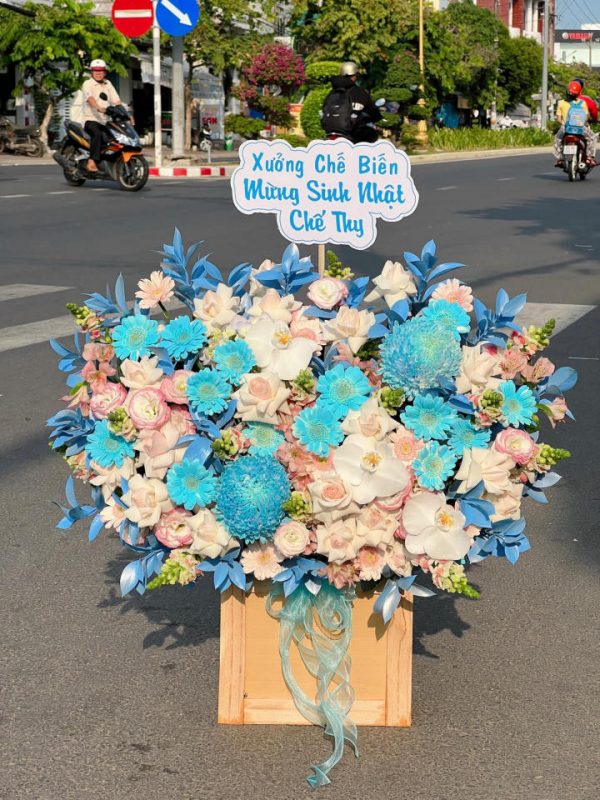 Giỏ hoa hồng, giỏ hoa hồng đẹp, giỏ hoa đẹp, mẫu giỏ hoa đẹp
