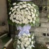 Kệ hoa viếng đẹp, kệ hoa viếng, kệ hoa tang lễ, hoa tang lễ đẹp
