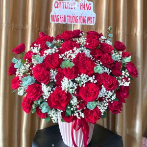 Giỏ hoa đẹp, giỏ hoa sinh nhật, giỏ hoa sinh nhật đẹp