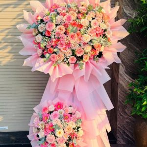 kệ hoa khai trương đẹp, hoa khai trương đẹp, lẳng hoa khai trương đẹp