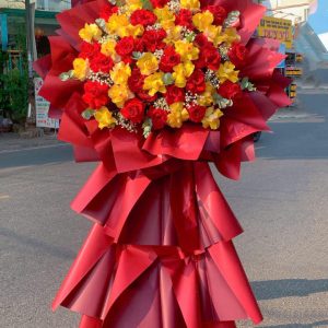 kệ hoa khai trương đẹp, hoa khai trương đẹp, lẳng hoa khai trương đẹp