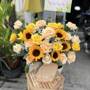 Giỏ hoa đẹp, giỏ hoa khai trương, giỏ hoa sinh nhật, hoa sinh nhật đẹp
