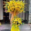 Kệ hoa hồng khai trương, kệ hoa khai trương đẹp, kệ hoa khai trương, mẫu hoa khai trương