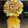Kệ hoa hồng khai trương, kệ hoa khai trương đẹp, kệ hoa khai trương, mẫu hoa khai trương
