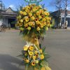 Kệ hoa hồng khai trương, kệ hoa khai trương đẹp, kệ hoa khai trương, mẫu hoa khai trương