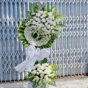 Kệ hoa viếng đẹp, kệ hoa viếng, kệ hoa tang lễ, hoa tang lễ đẹp