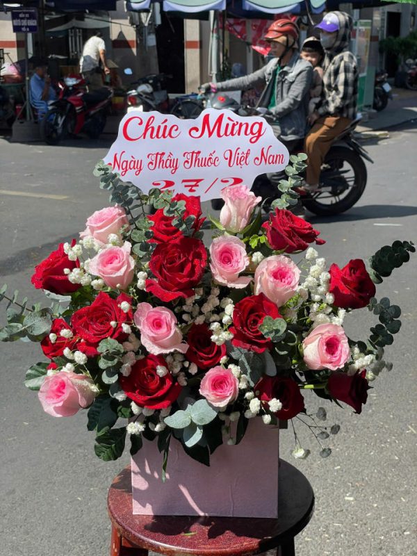 Giỏ hoa đẹp, giỏ hoa khai trương, giỏ hoa sinh nhật, hoa sinh nhật đẹp