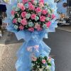Kệ hoa hồng khai trương, kệ hoa khai trương đẹp, kệ hoa khai trương, mẫu hoa khai trương