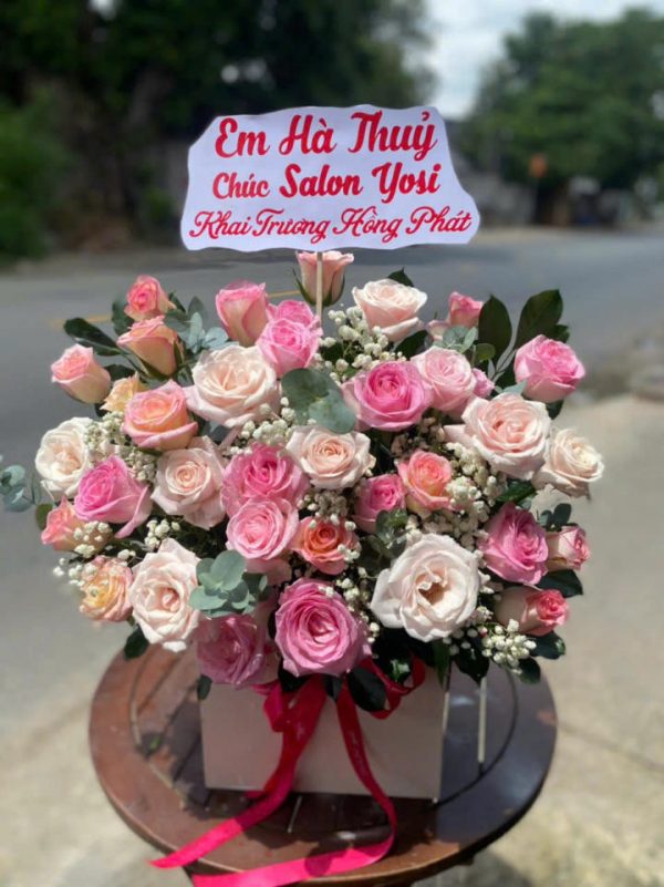 Giỏ hoa đẹp, giỏ hoa khai trương, giỏ hoa sinh nhật, hoa sinh nhật đẹp