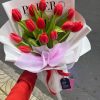 Bó hoa tulip đỏ