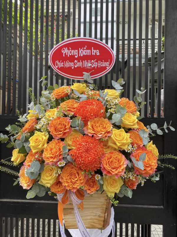 Giỏ hoa đẹp, giỏ hoa khai trương, giỏ hoa sinh nhật, hoa sinh nhật đẹp