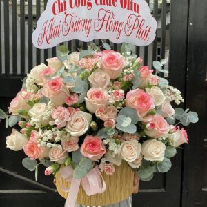 Giỏ hoa đẹp, giỏ hoa khai trương, giỏ hoa sinh nhật, hoa sinh nhật đẹp