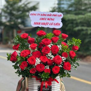 Giỏ hoa đẹp, giỏ hoa sinh nhật, giỏ hoa sinh nhật đẹp