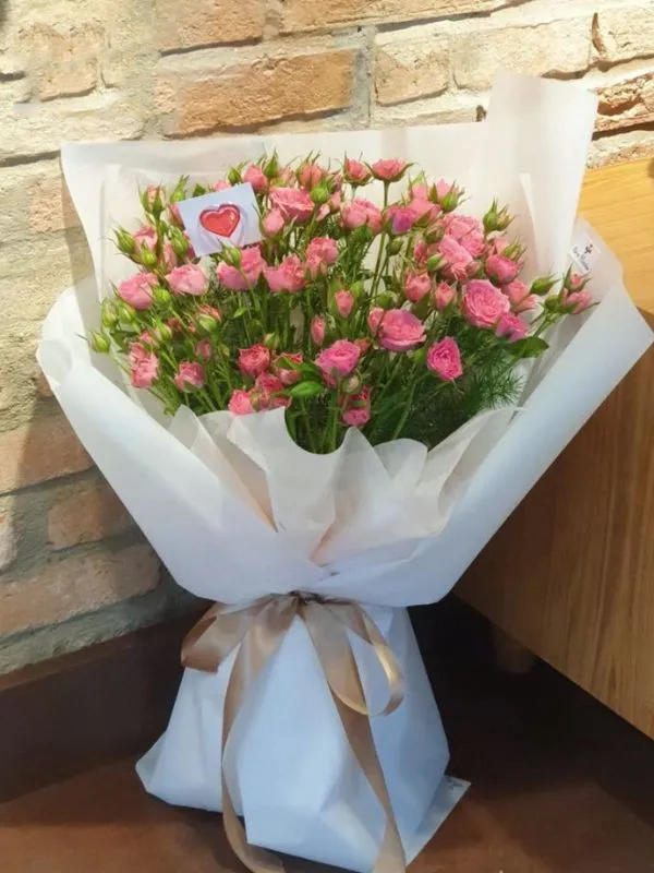 bó hoa hồng tỉ muội 