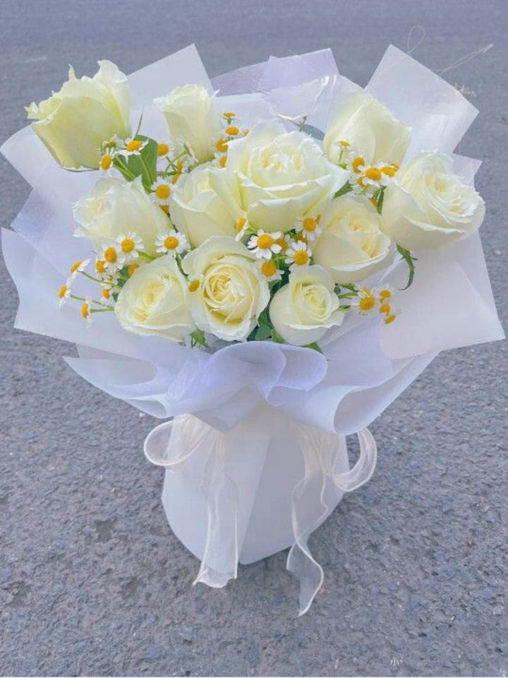 Bó hoa hồng 11 bông