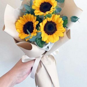 Bó hoa hướng dương 3 bông