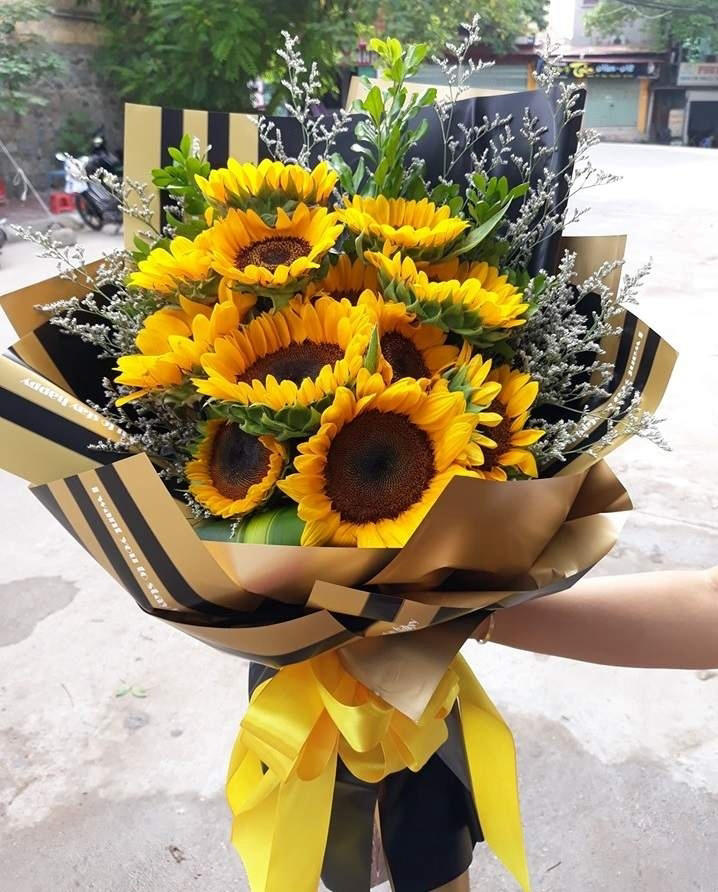 Bó hoa hướng dương tốt nghiệp