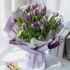 Bó hoa tulip tím
