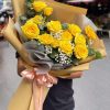 Bó hoa hồng vàng, bó hoa đẹp, bó hoa hồng vàng đẹp