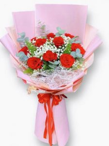Bó hoa hồng 10 bông