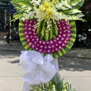 Kệ hoa viếng đẹp, kệ hoa viếng, kệ hoa tang lễ, hoa tang lễ đẹp