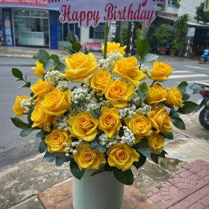 Lẵng hoa khai trương 500k