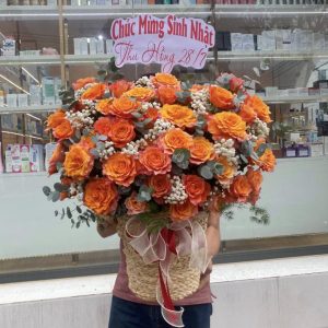 Giỏ hoa 20/10, hoa 20/10, hoa đẹp 20/10