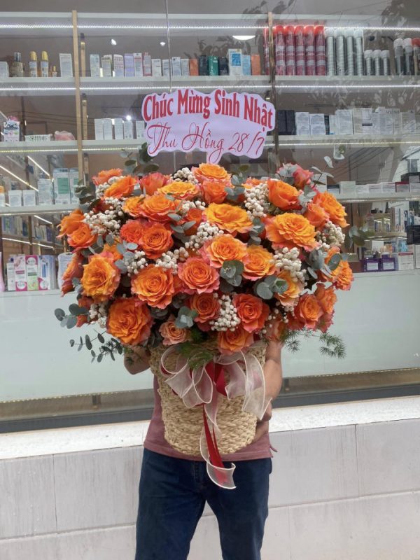 Giỏ hoa 20/10, hoa 20/10, hoa đẹp 20/10
