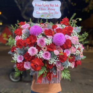 Giỏ hoa 20/10, hoa 20/10, hoa đẹp 20/10