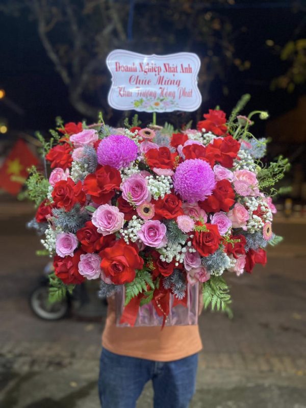 Giỏ hoa 20/10, hoa 20/10, hoa đẹp 20/10