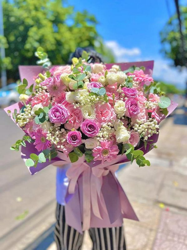 bó hoa 20/10, bó hoa 20/10 đẹp, bó hoa 20/10 rẻ