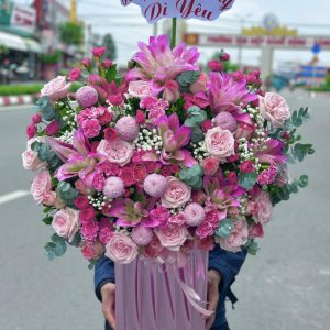 Giỏ hoa 20/10, hoa 20/10, hoa đẹp 20/10