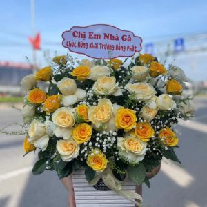 Giỏ hoa 20/10, hoa 20/10, hoa đẹp 20/10