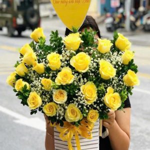 Giỏ hoa 20/10, hoa 20/10, hoa đẹp 20/10