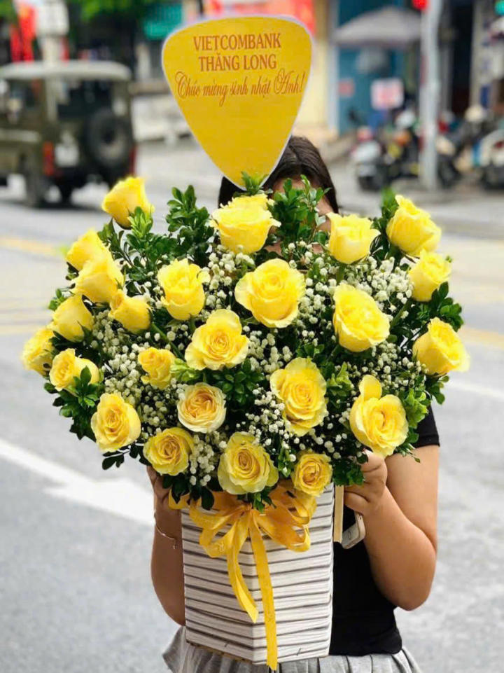 Giỏ hoa 20/10, hoa 20/10, hoa đẹp 20/10