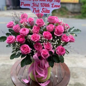 Giỏ hoa 20/10, hoa 20/10, hoa đẹp 20/10