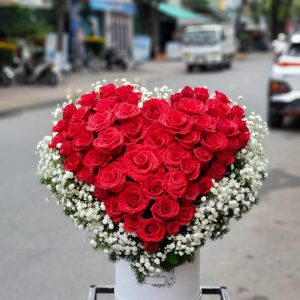 Giỏ hoa sinh nhật, giỏ hoa sinh nhật đẹp, hoa sinh nhật đẹp