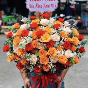 Giỏ hoa khai trương, giỏ hoa khai trương đẹp, hoa khai trương đẹp