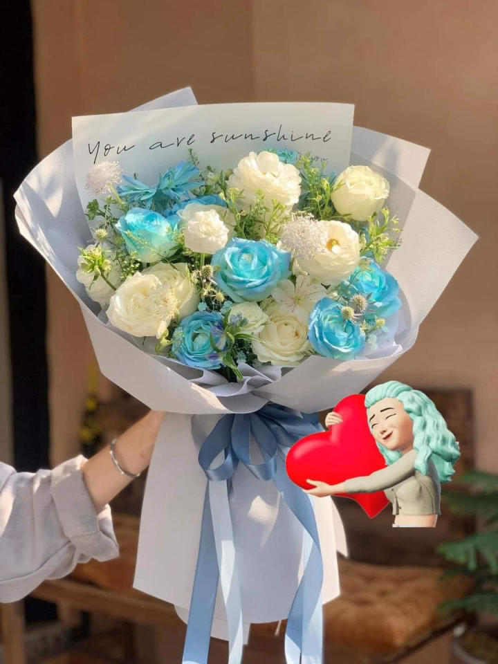 Bó hoa sinh nhật, bó hoa sinh nhật đẹp, hoa sinh nhật đẹp