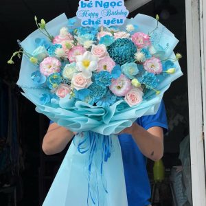 Bó hoa sinh nhật, bó hoa sinh nhật đẹp, hoa sinh nhật đẹp