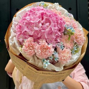 Bó hoa cẩm tú cầu, bó hoa cẩm tú cầu đẹp, hoa cẩm tú cầu đẹp