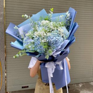 Bó hoa cẩm tú cầu, bó hoa cẩm tú cầu đẹp, hoa cẩm tú cầu đẹp