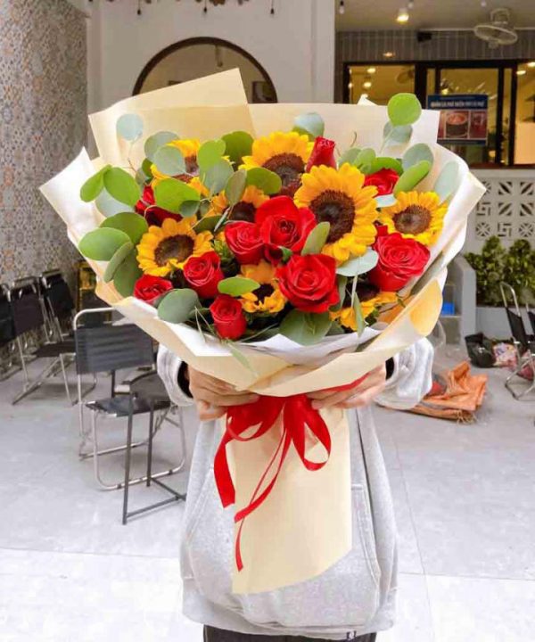 Bó hoa sinh nhật, bó hoa sinh nhật đẹp, hoa sinh nhật đẹp