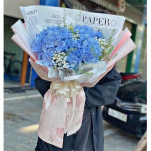 Bó hoa cẩm tú cầu, bó hoa cẩm tú cầu đẹp, hoa cẩm tú cầu đẹp