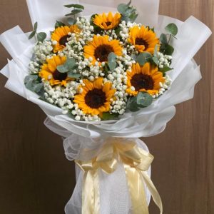 Bó hoa hường dương, bó hoa hướng dương đẹp, hoa hướng dương đẹp